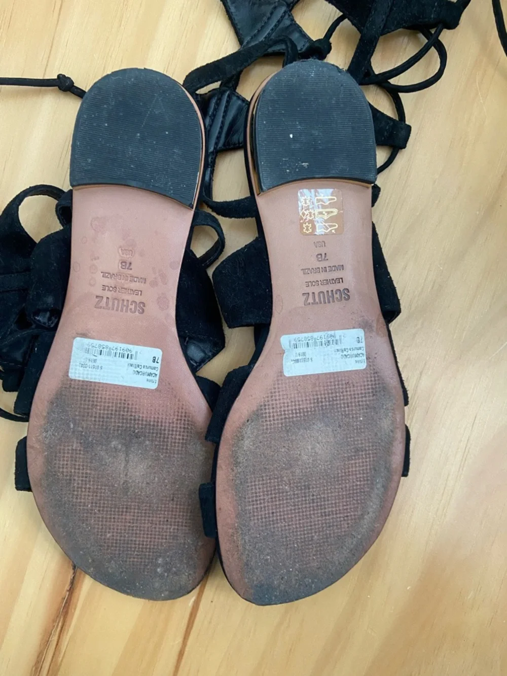 SCHUTZ Erlina Suede Sandals